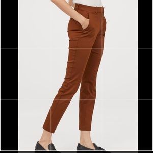 H&M Brown Skinny Ankle Pants Size 6